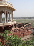 Agra fort tower