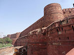 Agra fort wall