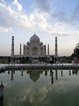 Agra Taj Mahal reflection