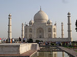 Agra Taj Mahal at sunshine
