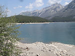 Banff Lake Minnewanka water