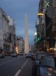 Buenos Aires obelisk by night