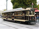 Christchurch brown tram