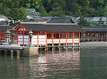 Miyajima temple high tide
