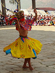 Paro festival dancer