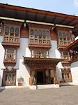 Punakha dzong wooden windows