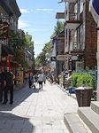 Qubec street in lower city