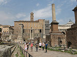 Rome Forum Romanum street