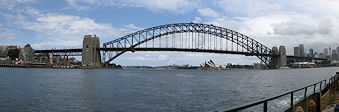 Sydney Harbour Bridge in sun
