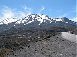 Tongariro Mt Ruapehu road
