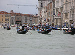Venice gondolas on Canal Grande
