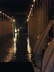 Yangtse cruise shiplock by night