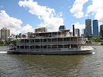 Brisbane paddle steamer