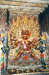 In a shrine of the stupa
