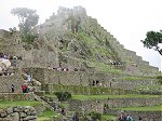 Machu Picchu in fog