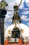 Mini Swayambunath stupa