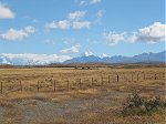 Mt Cook over grassland