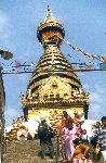 Swayambunath stupa