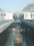 Yangtse cruise shiplock by day